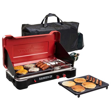 camp chef 2 burner stove with griddle